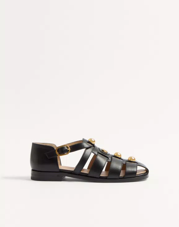 Valentino Vlogo Signature Calfskin Fisherman Sandal 20Mm - Image 1
